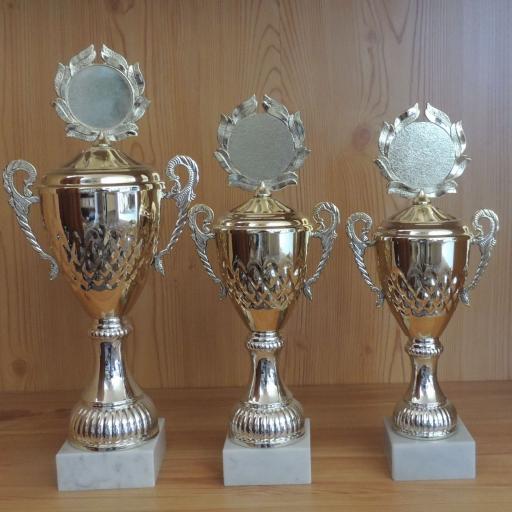 Henkelpokale Kone gold 30 bis 35cm #S2
