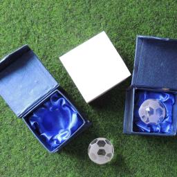 Fußball Noblesse Glas Ball im Karton 4cm #8