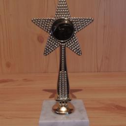 Stern aus Kunststoff mit Marmor 18cm #1